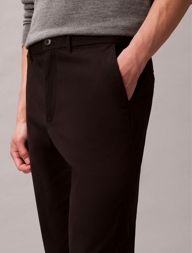 Slim Sateen Chino Trouser