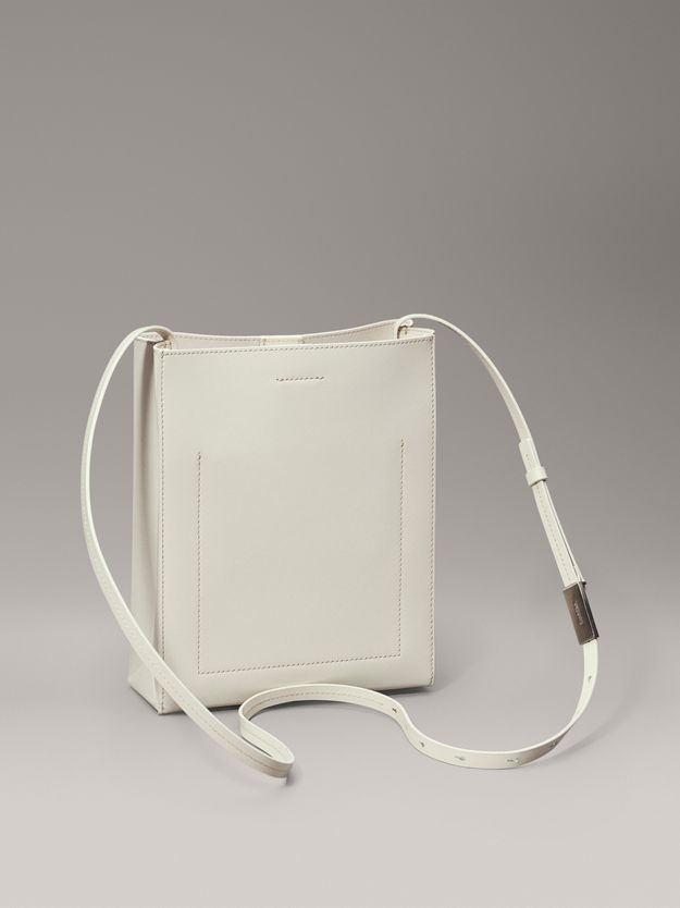 Leather Crossbody Tote Bag