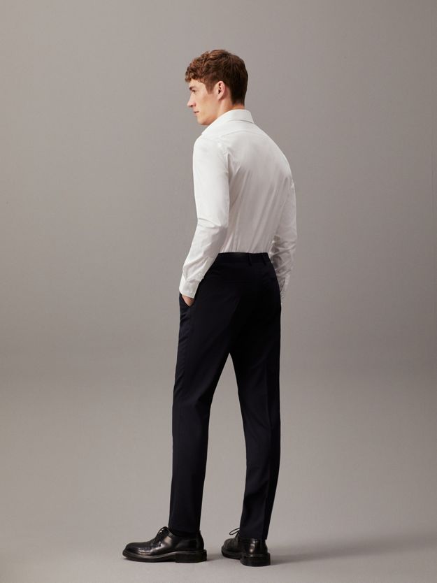 Slim Poplin Dress Shirt