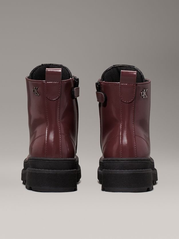 Kids Lace-Up Boots with Zip