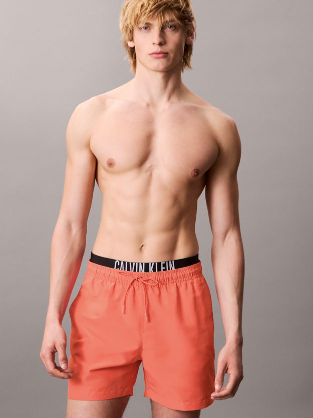 Double Waistband Swim Shorts - Intense Power