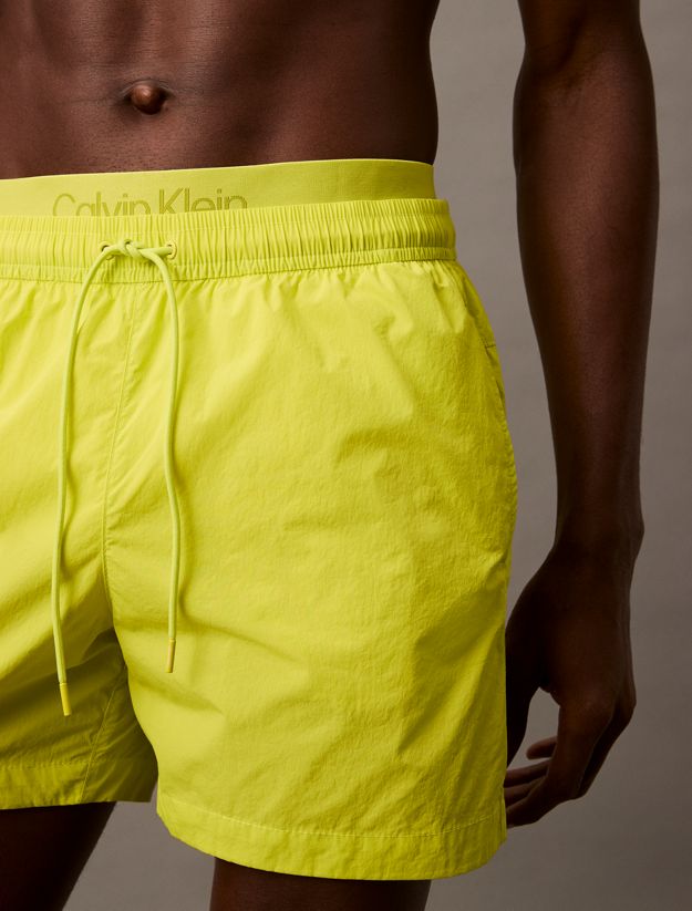 Double Waistband Swim Shorts - CK Soft Nylon