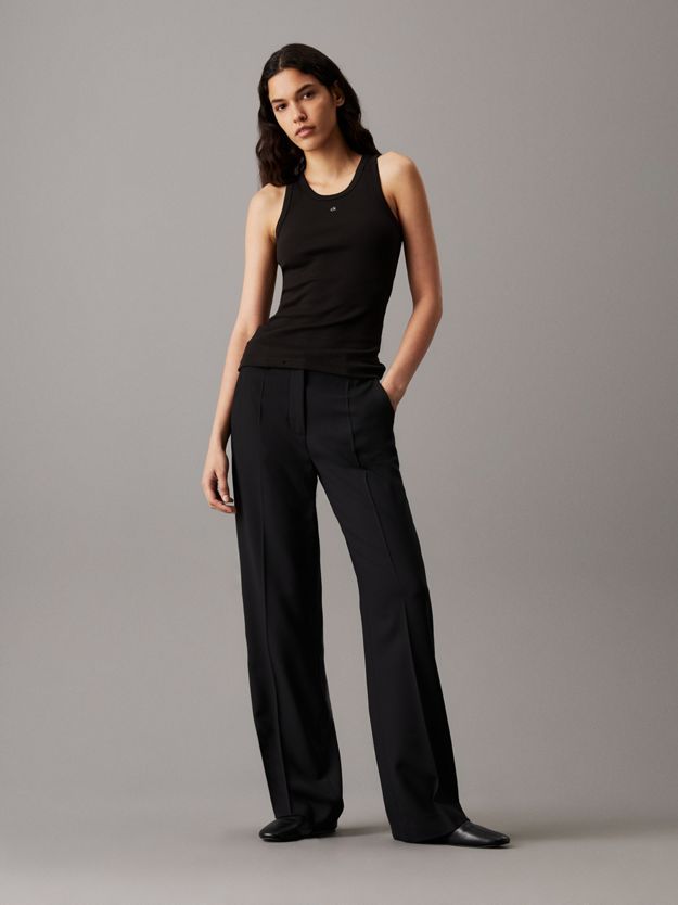 Slim Ribbed Tank Top