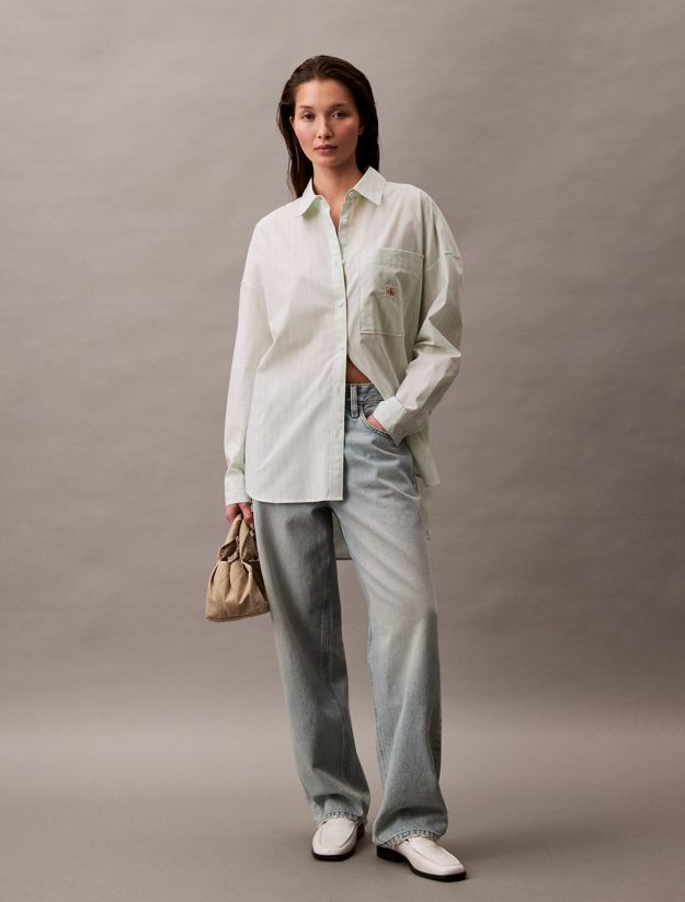 Oversized Cotton Poplin Shirt