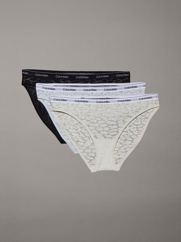 3 Pack Bikini Briefs - Icon Lace