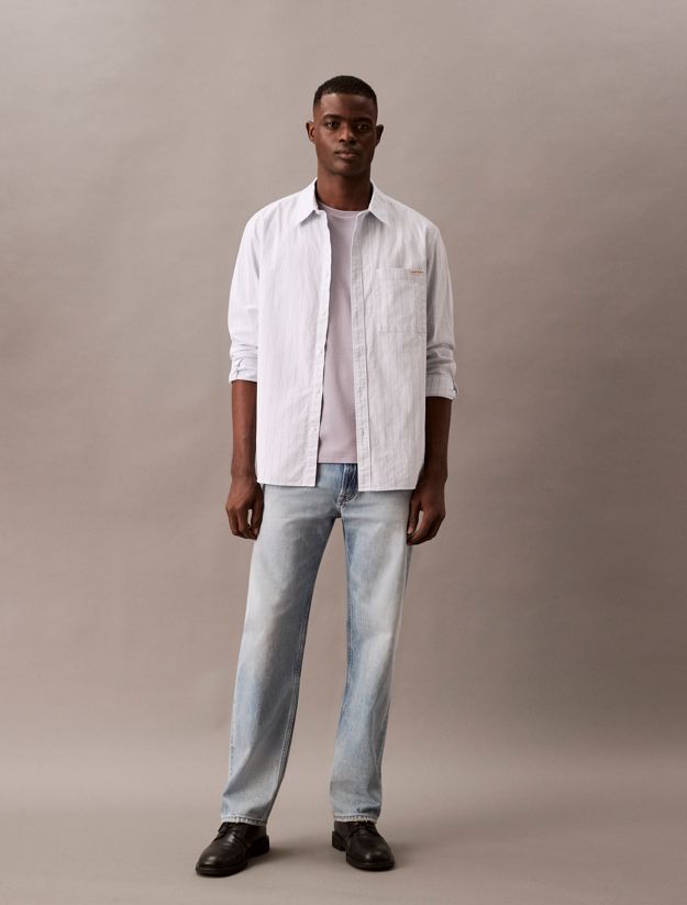 Relaxed Striped Oxford Shirt