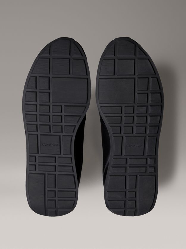 Leather Signature Logo Runner Trainers