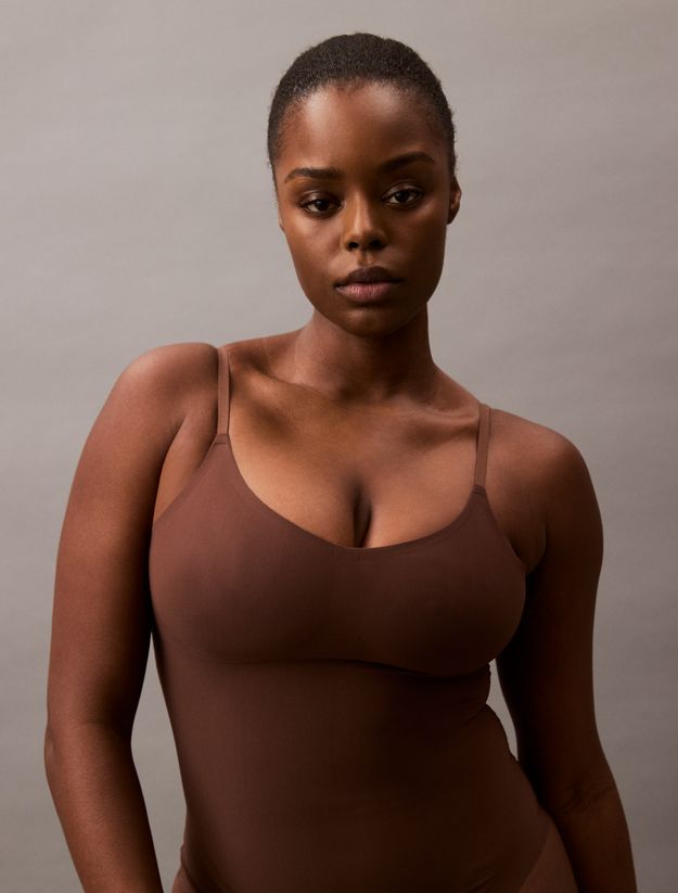 Sculpted Shapewear Bodysuit - Stay Put Mesh