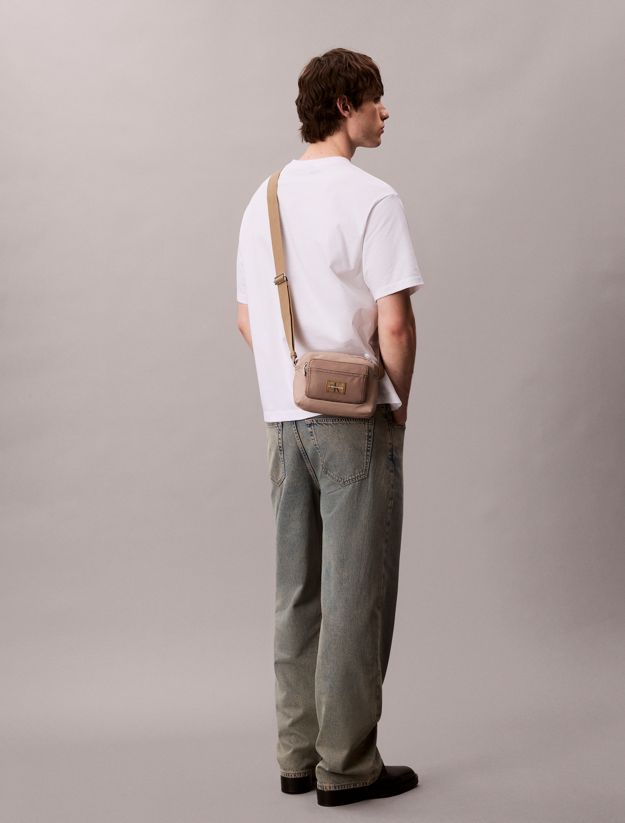 Canvas Crossbody Camera Bag