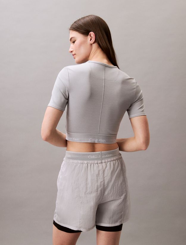 Cropped Performance Gym T-shirt