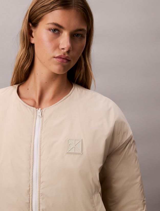 Reversible Logo Quilted Jacket