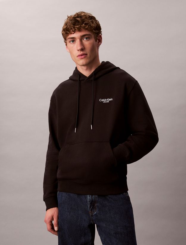Cotton Terry Logo Hoodie