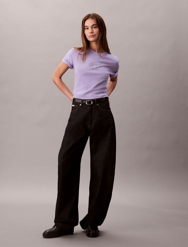 Glossy Metallic Logo T-shirt