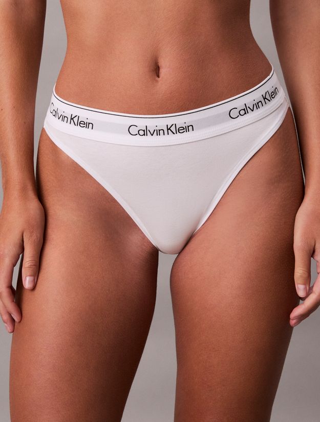 High Leg Bikini Briefs - Icon Cotton Modal