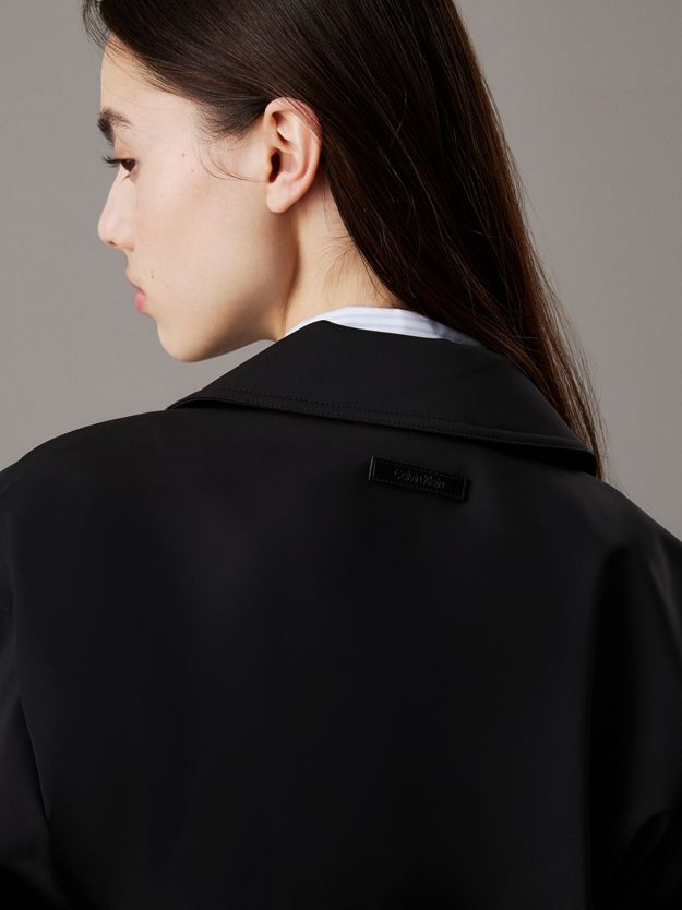 Soft Tech Nylon Cropped Jacket