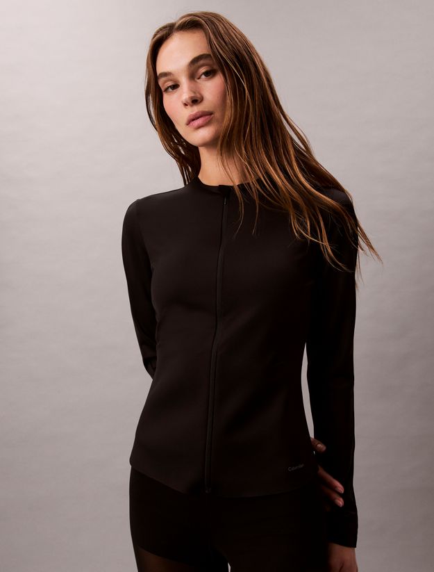 Invisible Midlayer Shapewear Zip Up Jacket
