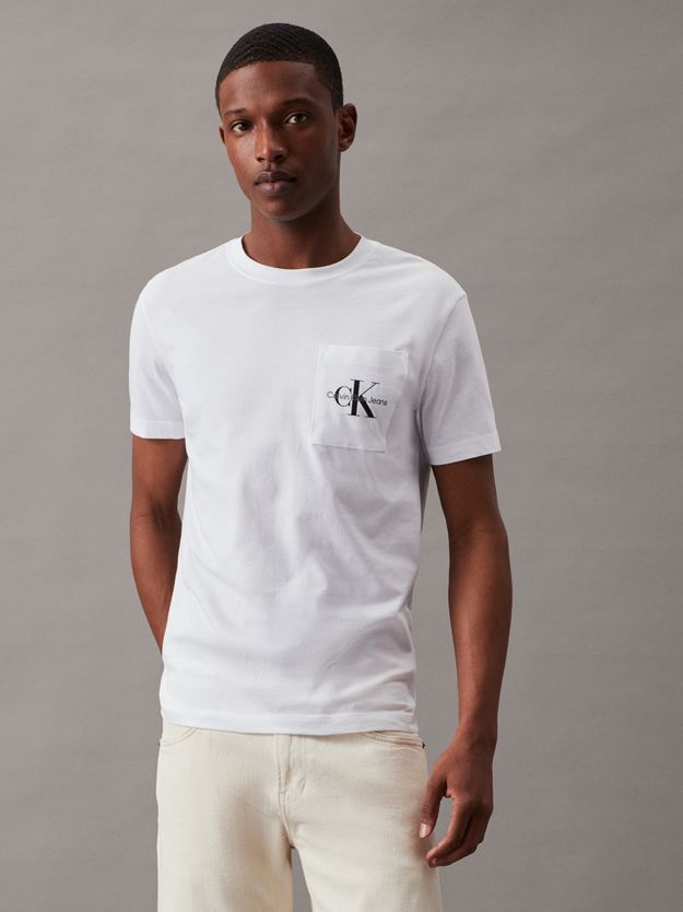 Slim Monogram Pocket T-shirt