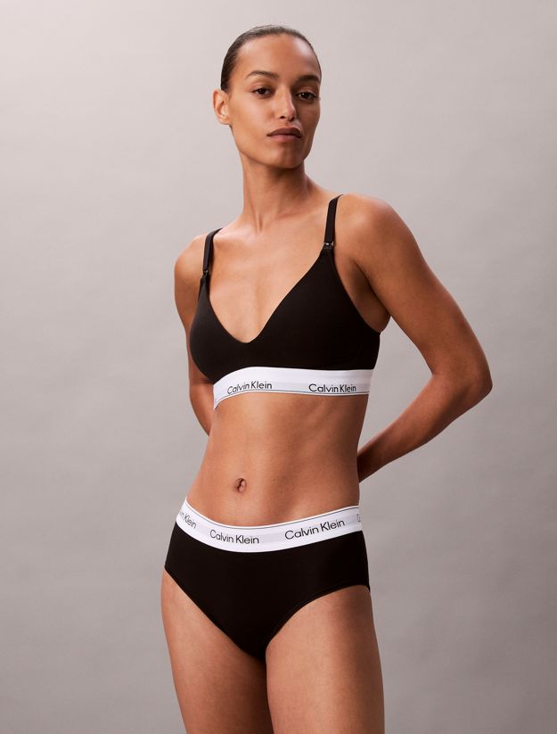 Maternity Lightly Lined Triangle Bralette - Icon Cotton Modal