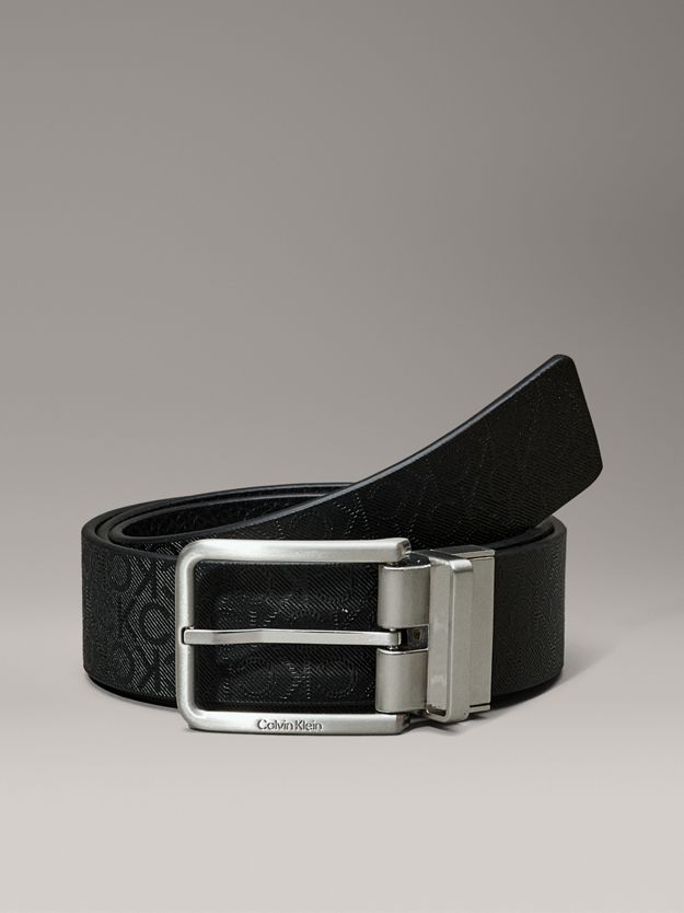 Leather Reversible Logo Belt