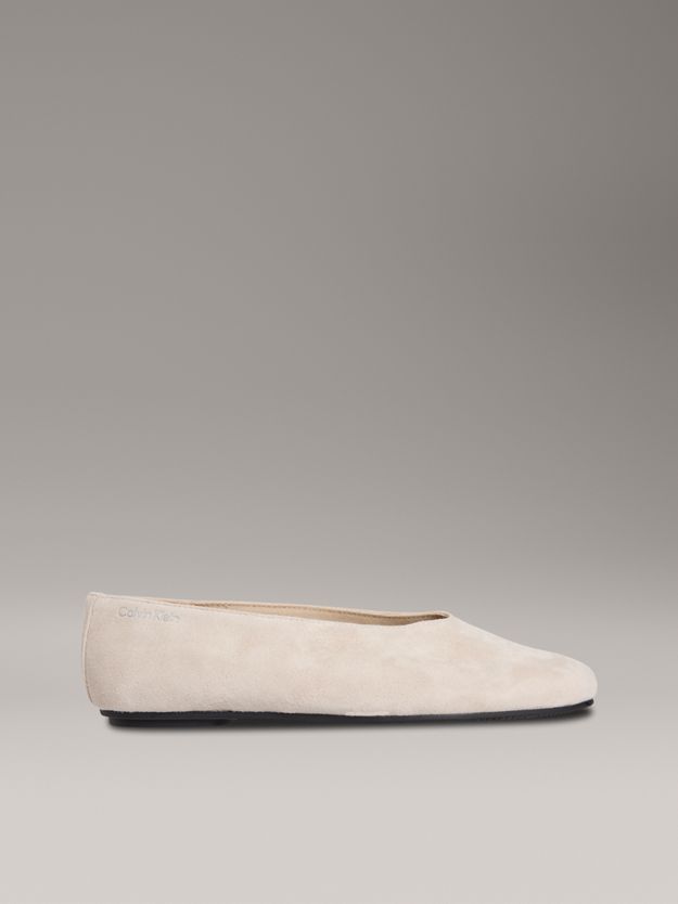 Suede Ballerinas