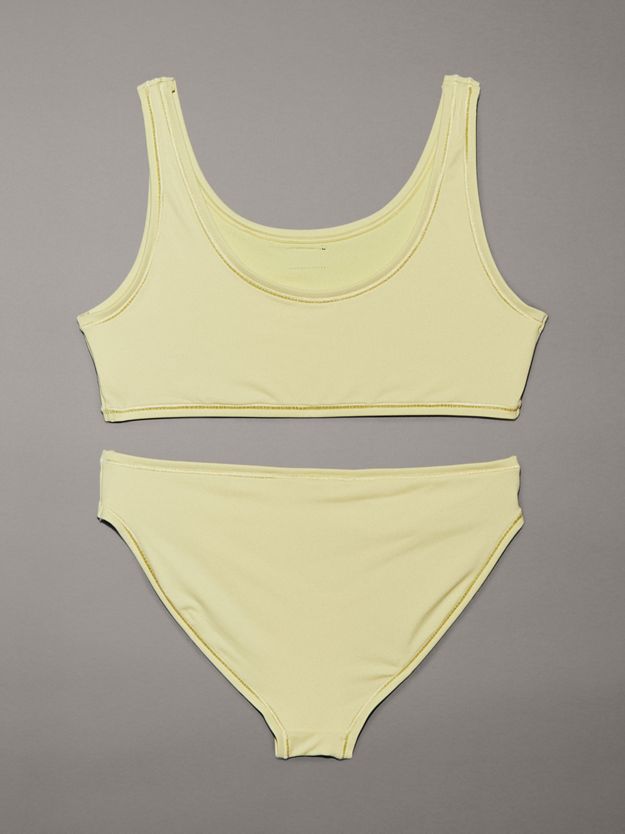 Girls Bralette Bikini Set - CK Monogram