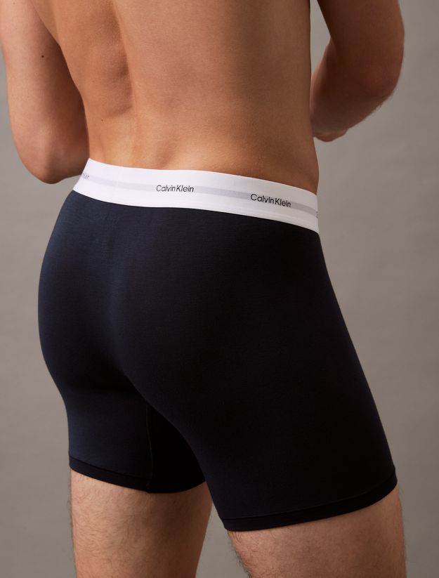 3 Pack Boxer Briefs - Cotton Modal Stretch