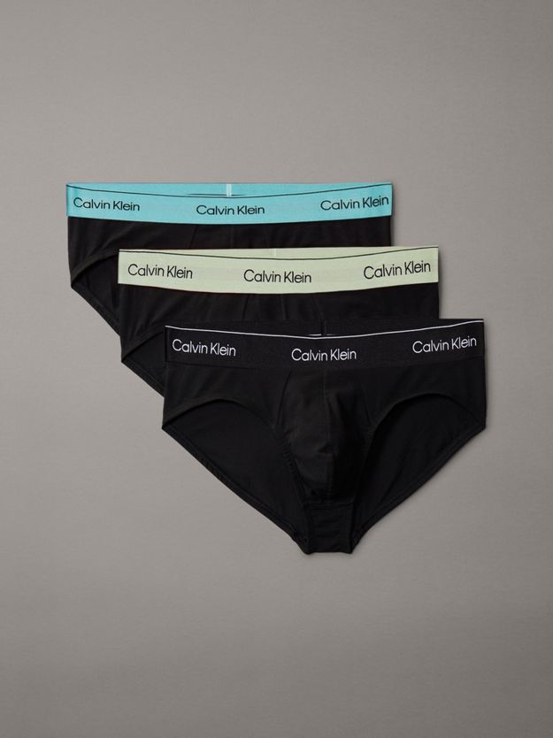 3 Pack Hip Briefs - Icon Cotton Stretch