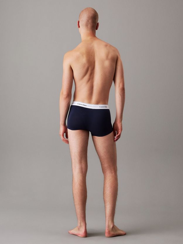 3 Pack Low Rise Trunks - Icon Cotton Stretch