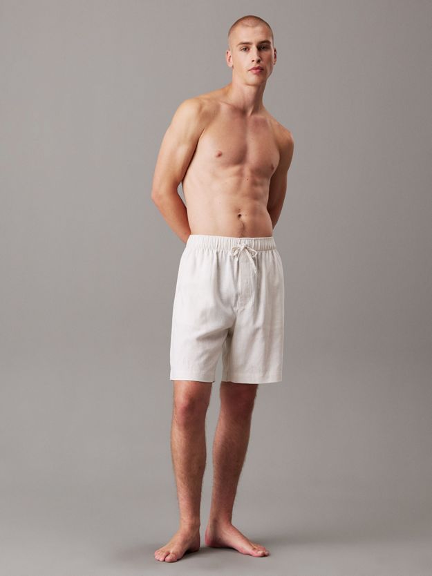 Linen Blend Pyjama Shorts