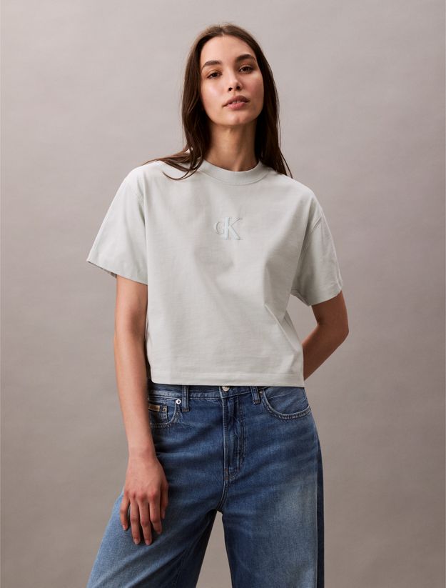 Cropped Monogram T-shirt