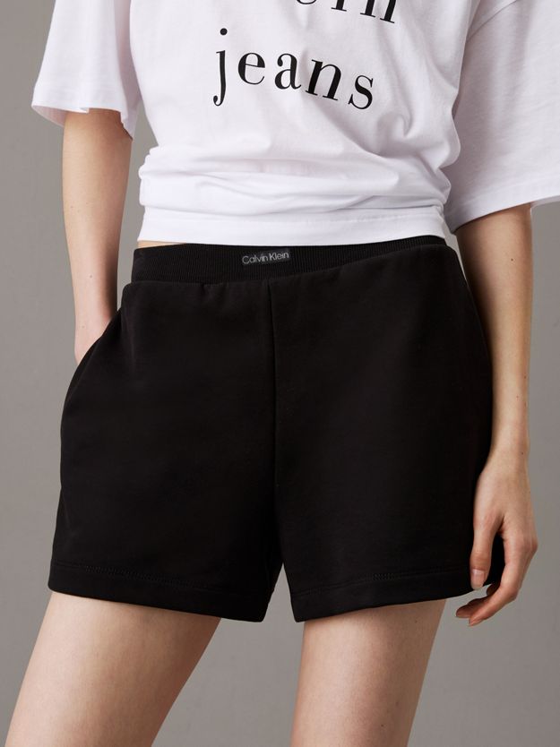 Cotton Terry Jogger Shorts