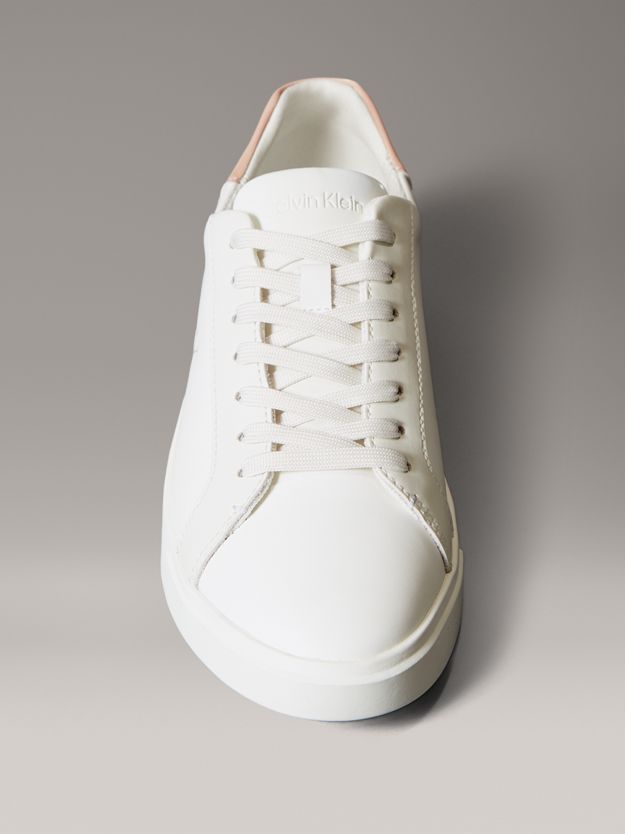 Leather Signature Logo Trainers