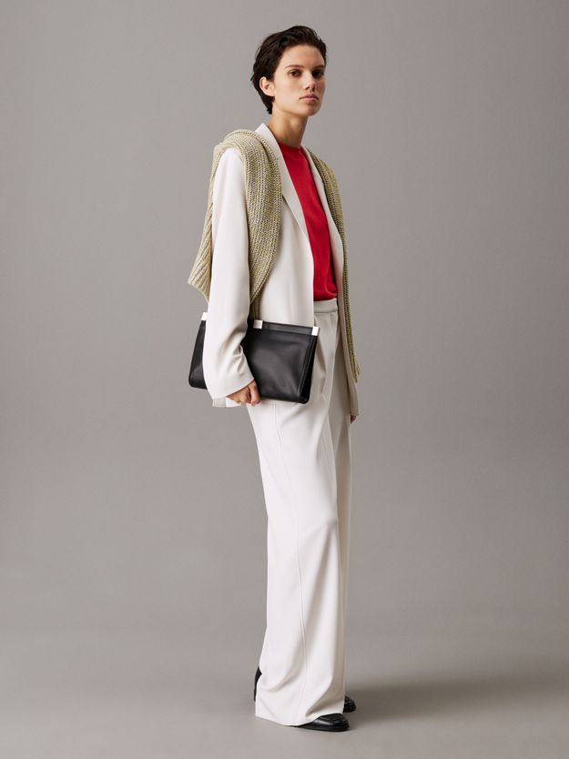 Oversized Leather Clutch