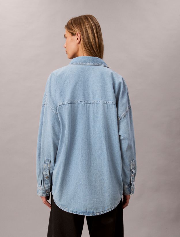 Cotton Linen Denim Shirt