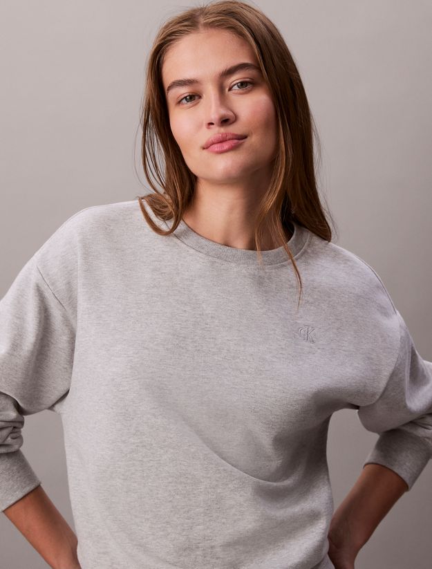 Relaxed Cotton Terry Sweatshirt