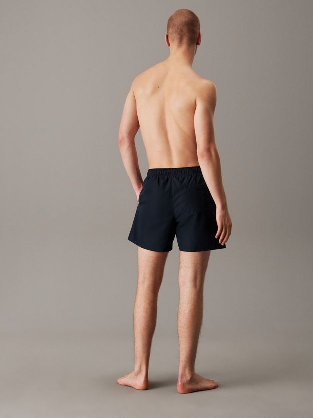 Medium Drawstring Swim Shorts - CK Monogram