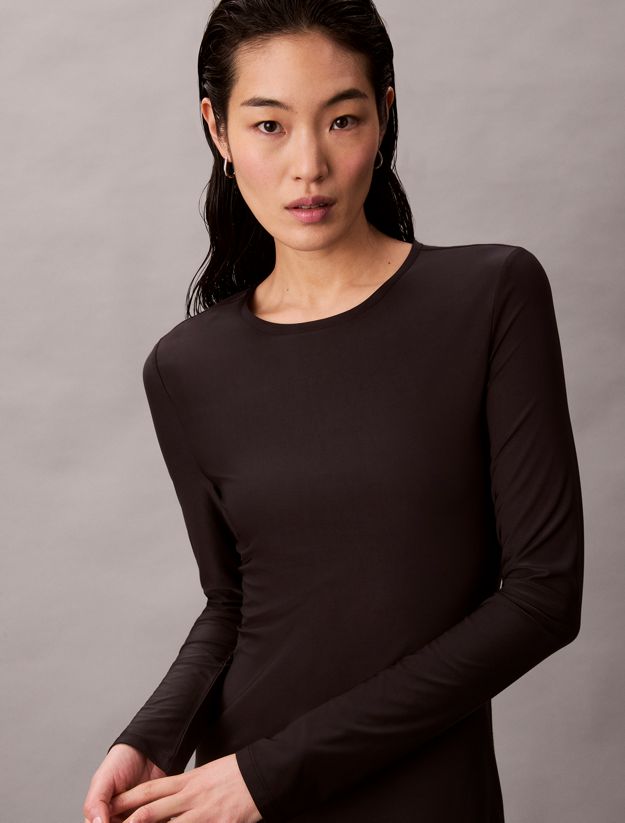 Crepe Jersey Cut Out Midi Dress