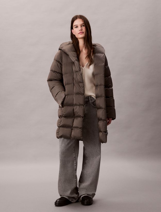 Shine Wrap Puffer Jacket