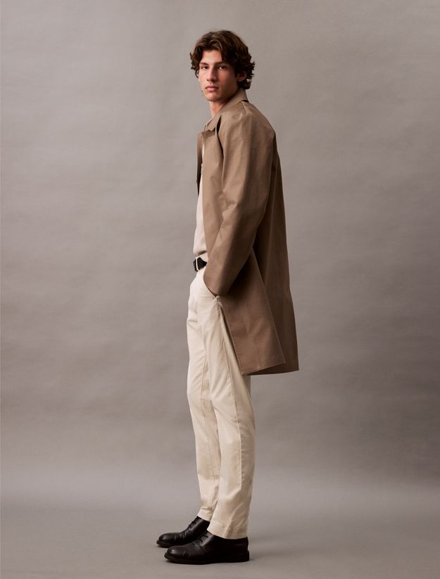 Slim Twill Chino Trousers