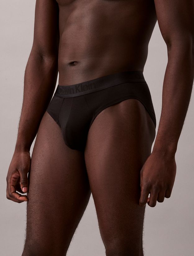 3 Pack Hip Briefs - CK Black