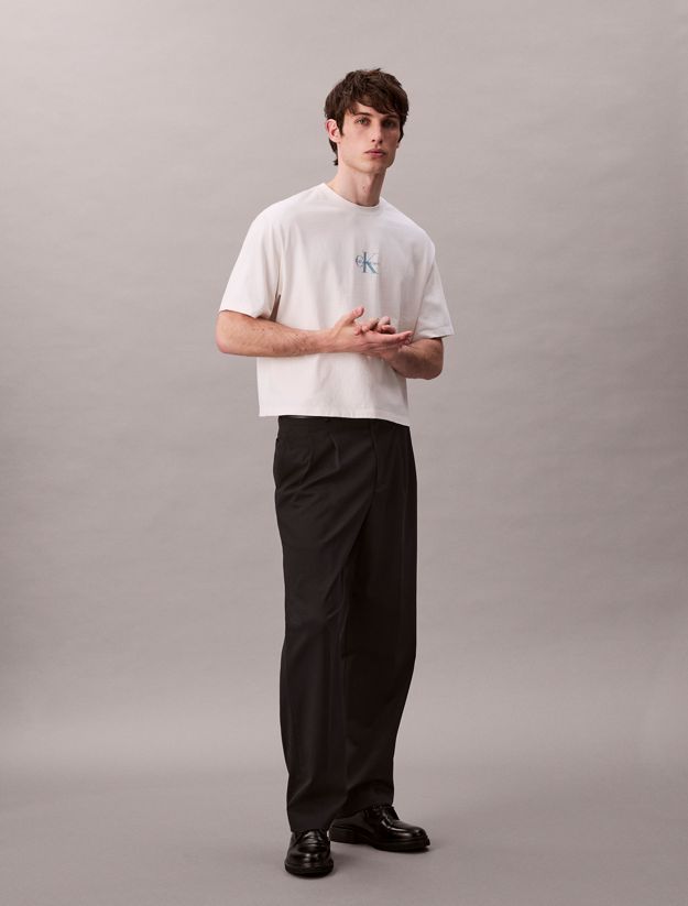 Monogram Logo Washed Relaxed Tee