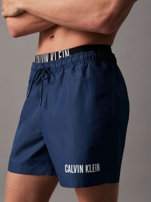 Double Waistband Swim Shorts - Intense Power
