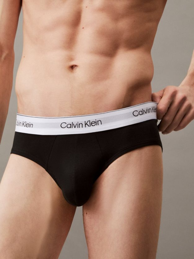 3 Pack Hip Briefs - Icon Cotton Stretch