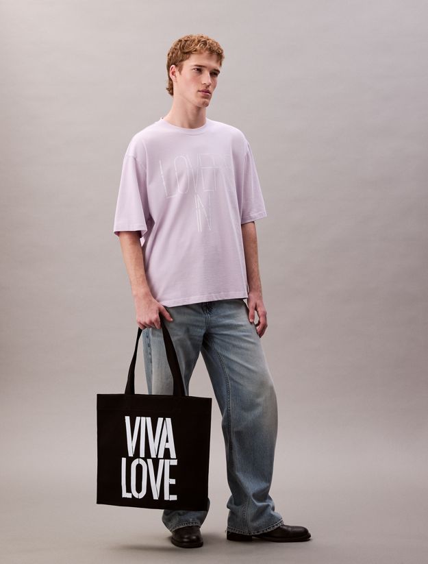 Marc Hundley Canvas Tote Bag - Pride