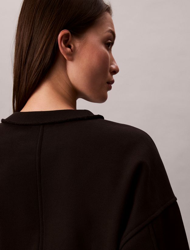 Cotton Terry Sweatshirt Dress