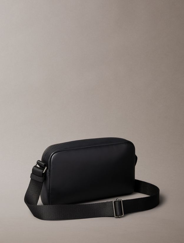 Embossed Monogram Logo Camera Bag