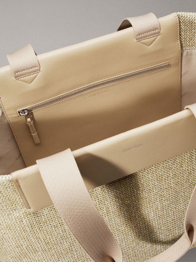 Large Raffia Tote Bag