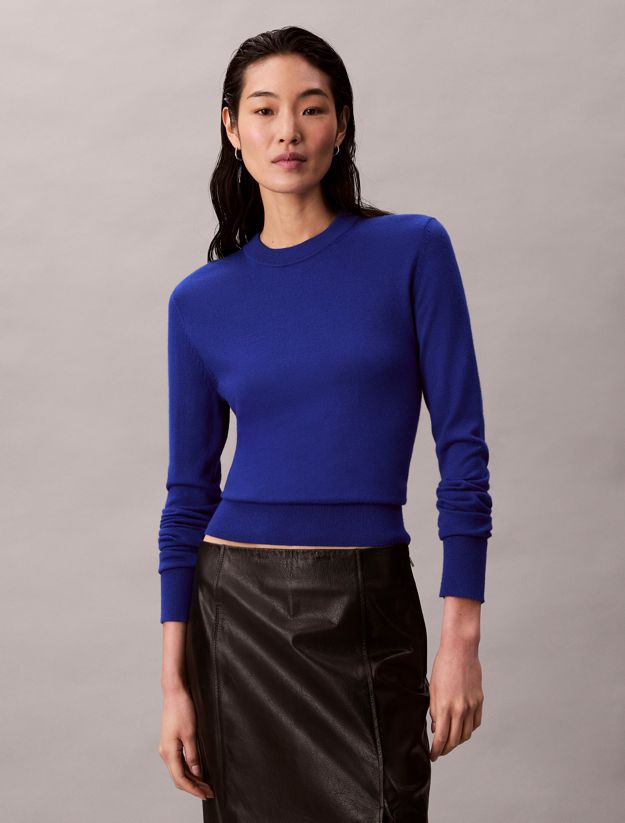 Merino Wool Crew Neck Jumper