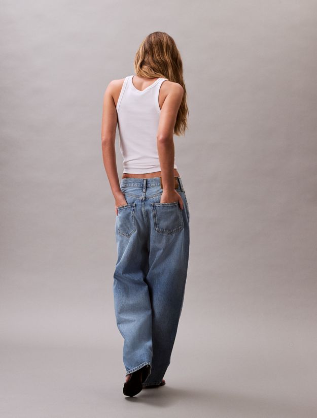 High Rise Barrel Jeans