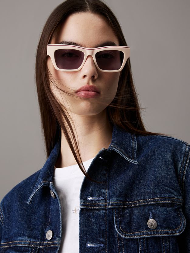 Modified Rectangle Sunglasses CKJ24602S